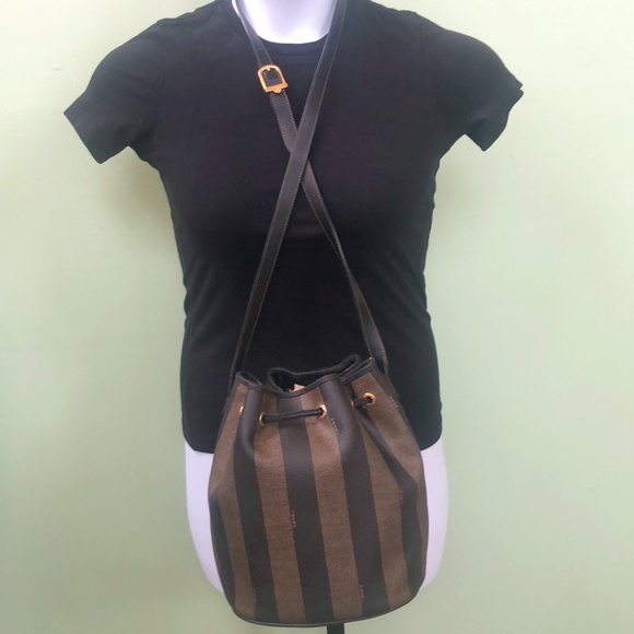 Fendi Drawstring Purse W/COA - Picture 2 of 14